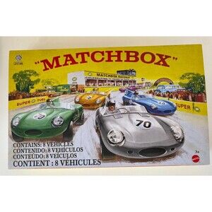 Matchbox 70TH ANNIVERSARY 8 Die-Cast Cars 1:64 Scale Set‎ Brand New